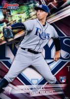 2016 Bowman's Best  #14 Blake Snell Red Refractor Baseball Card