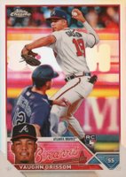 2023 Topps Chrome #48 Vaughn Grissom Refractor Baseball Card