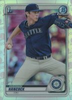 2020 Bowman Draft #BD12 Emerson Hancock Chrome-Refractor Baseball Card