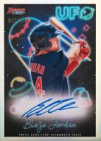 2022 Bowman's Best UFO Autographs #UFOABJ Blaze Jordan Baseball Card
