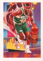 1991 Hoops #527 Shawn Kemp Basketball Card