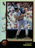 1998 Bowman Chrome #240 Frank Thomas Refractor Baseball Card