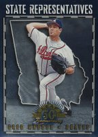 1998 Leaf State Representatives #28 Greg Maddux Baseball Card