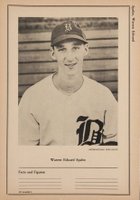 1946 Sports Exchange All-Star Picture File # Warren Spahn Baseball Card