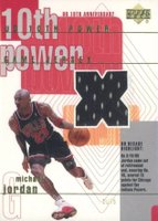 2001 Upper Deck 10th Power Game Jersey #MJ-X Michael Jordan Basketball Card