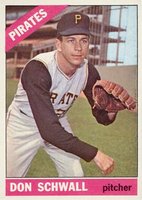 1966 Topps #144 Don Schwall Baseball Card