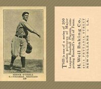 1917 Weil Baking Co. #129 Steve O'Neill Baseball Card