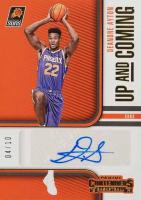 2018 Panini Contenders Up & Coming Autographs #UCDAY DeAndre Ayton Gold Basketball Card