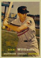 1957 Topps #59 Dick Williams Baseball Card