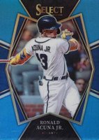 2022 Panini Select #167 Ronald Acuna Jr. Carolina Blue Baseball Card