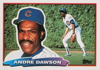 1988 Topps Big Baseball #153 Andre Dawson Baseball Card