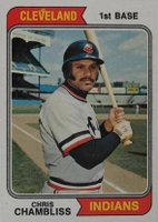 1974 Topps #384 Chris Chambliss Baseball Card