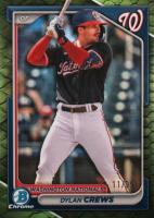 2024 Bowman Chrome Prospects #BCP193 Dylan Crews Reptilian Green Refractor Baseball Card