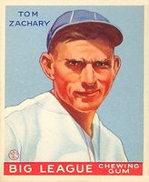 1933 Goudey #91 Tom Zachary Baseball Card