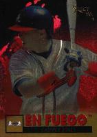 1996 Select En Fuego #12 Chipper Jones Baseball Card