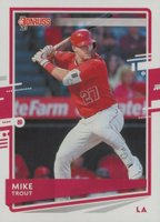 2020 Panini Donruss #129 Mike Trout Baseball Card