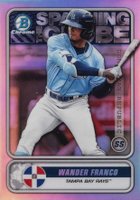 2020 Bowman Chrome Spanning the Globe #WF Wander Franco Baseball Card