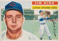 1956 Topps #74g Jim King Gray Back Baseball Card