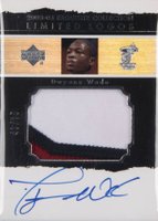 2003 UD Exquisite Collection Limited Logos #LL-DY Dwyane Wade Autograph Patch Basketball Card
