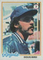 1978 Topps #183 Doug Bird Baseball Card