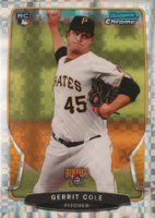 2013 Bowman Chrome #30 Gerrit Cole Xfractor Baseball Card