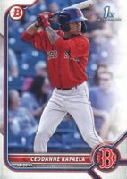 2022 Bowman Paper Prospects #BP61 Ceddanne Rafaela Baseball Card