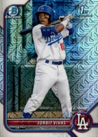 2022 Bowman Mega Box Chrome #24 Jorbit Vivas Baseball Card