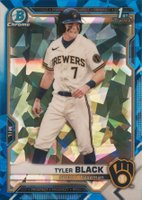 2021 Bowman Draft Chrome Sapphire Edition #BDC200 Tyler Black Baseball Card
