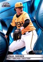2025 Topps Chrome Black #109 Paul Skenes Blue Lava Baseball Card