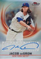 2019 Finest Finest Origins Autograph #JD Jacob DeGrom Baseball Card