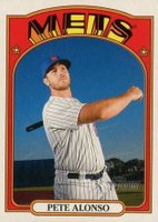2021 Topps Heritage #31 Pete Alonso Mini Baseball Card