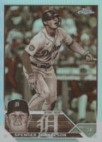 2023 Topps Chrome #7 Spencer Torkelson Sepia Refractor Baseball Card