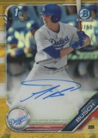 2019 Bowman Draft Chrome Draft Picks Autograph #CDAMB Michael Busch Gold Refractor Baseball Card