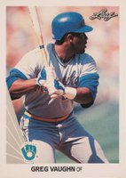 Greg Vaughn Baseball Cards