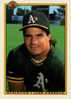 1990 Bowman Tiffany #460 Jose Canseco Baseball Card