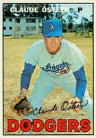 1967 Topps #330 Claude Osteen Baseball Card