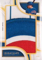 2023 Panini Immaculate Collection Jumbo Relics #JTLPCA Pete Crow-Armstrong Team Logo Baseball Card