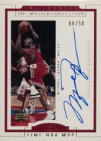 2000 Upper Deck Legends Master Collection Autograph #ML3 Michael Jordan MVP Awards Basketball Card