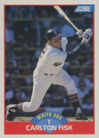 1989 Score #449 Carlton Fisk Baseball Card