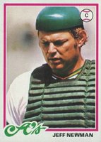 1978 Topps #458 Jeff Newman Baseball Card