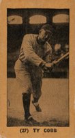 1927 York Caramel Type 1 #27 Ty Cobb Baseball Card