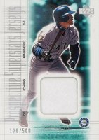 2001 Upper Deck Pros & Prospects #136 Ichiro Jersey Baseball Card