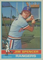 1976 Topps #83 Jim Spencer Baseball Card