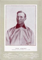 1902 Sporting Life Cabinets #334 Hugh Jennings Detroit, 1907 Baseball Card