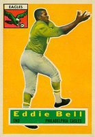 1956 Topps #4 Eddie Bell Football Card