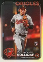 2024 Topps Update #US97 Jackson Holliday Rainbow Foil Baseball Card