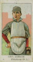 1910 American Caramel # George Gibson Baseball Card