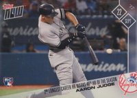 2017 Topps Now  #639 Aaron Judge Baseball Card