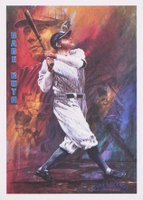 1993 Ted Williams Locklear Collection #LC6 Babe Ruth Baseball Card