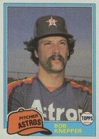 1981 Topps #782 Bob Knepper Traded Baseball Card